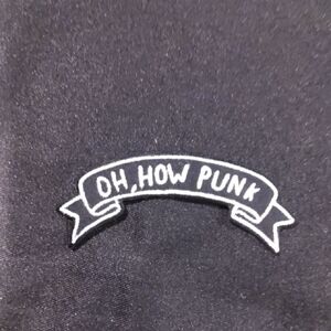Black Punk Patch Iron On